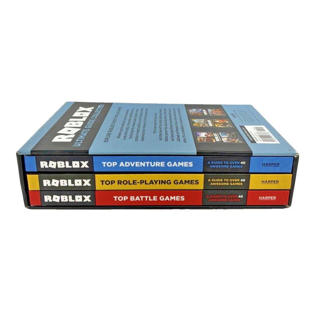 Roblox Ultimate Guide Collection Three Hardback Book Box Set with Storage Sleeve - Picture 7 of 14
